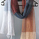 Linen scarf multicolor (72cmx 200cm). Scarves. Initasworks (Inita). Online shopping on My Livemaster.  Фото №2