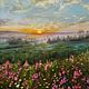 Заказать На закате. Картины маслом Александра Кулакова (alexandra-kulakova-paintings). Ярмарка Мастеров. . Картины Фото №3