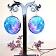 Transparent Earrings Blue Purple Galaxy Space Nebula Stars. Earrings. WonderLand. My Livemaster. Фото №5