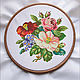 Reconstruction of the old scheme of embroidery 'Delicate bouquet'. Patterns for embroidery. biserinkaa. Online shopping on My Livemaster.  Фото №2