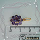 Pendant 'Chamomile (oval)' gold 585 with natural amethysts. Pendants. MaksimJewelryStudio. My Livemaster. Фото №6