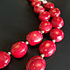 Necklace "Passion for life" coral natural. Necklace. Women's secrets. Online shopping on My Livemaster.  Фото №2