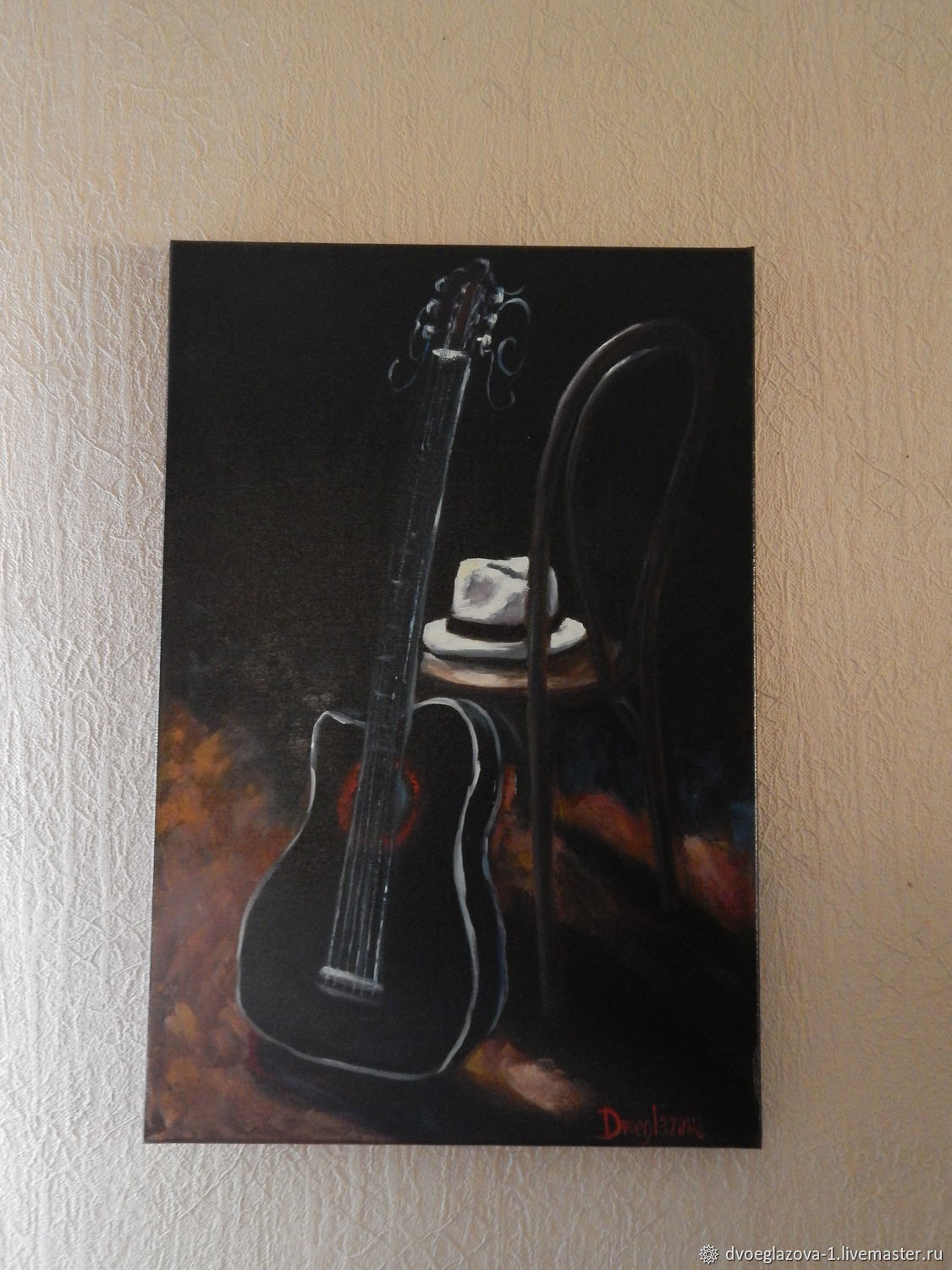  гитара 40х60, Картины, Таганрог,  Фото №1