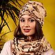 Заказать Снуд Шарф Платок "Сафари". KUDESNITSA Designer Accessories. Ярмарка Мастеров. . Шапки Фото №3