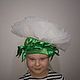 Headdress 'Dandelion' white. Carnival Hats. ludmila7070. My Livemaster. Фото №6