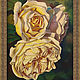 Painting Yellow roses, oil on canvas 40h50. Pictures. vestnikova. My Livemaster. Фото №6