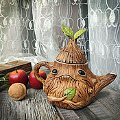 Посуда handmade. Livemaster - original item Kettles: Baby Mandrake (teapot or creamer). Handmade.