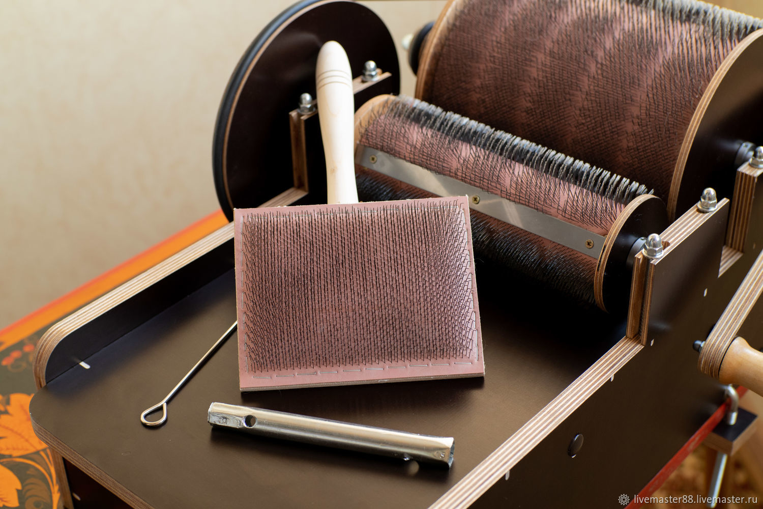 Кардер барабанный ручной с электрическим модулем – купить на Ярмарке ...