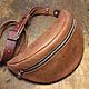 Bag on the belt genuine leather, Waist Bag, Moscow,  Фото №1