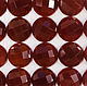 Agate faceted, brown cabochon 16 mm round, Cabochons, Solikamsk,  Фото №1