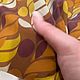  Вискоза плательная желто-оранжевый принт. Ткани. Радченко Екатерина. Ярмарка Мастеров.  Фото №4