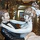 Винтаж: Молодожены.Capodimonte.Каподимонте.Италия.Свадьба.Maggioni. Статуэтки винтажные. Антик.Декор.Винтаж. Ярмарка Мастеров.  Фото №7