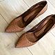 Заказать Туфли из натурального питона Ketty Chocco. Exclusive Shoes (Sokolick). Ярмарка Мастеров. . Туфли Фото №3
