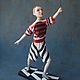 Куклы диптих «Счастливое детство». Интерьерная кукла. JinyDollini Евгения Зубкова. Ярмарка Мастеров.  Фото №5