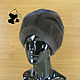 Luxurious women's hat fur mink Finnish Art.IA-6, Caps, Ekaterinburg,  Фото №1