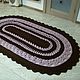 Carpets for home: large oval openwork multicolored carpet. Floor mats. knitted handmade rugs. My Livemaster. Фото №6