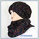  Шапка и снуд в два оборота "MELODY ART" (шапка. Шапки. Ирина(shvilinka.knit). Интернет-магазин Ярмарка Мастеров.  Фото №2