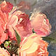Oil painting reproduction of peonies with Peach peonies. Pictures. Zabaikalie. My Livemaster. Фото №4