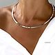 Choker necklace Hoop style minimalism concise