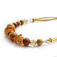 Necklace with amber 'Under the Tuscan sun', Necklace, Moscow,  Фото №1