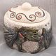 Order Sugar bowl 'Dragon tenderness'. author's ceramics. Livemaster. . Sugar Bowls Фото №3