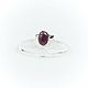 Ring: Garnet rhodolite of good transparency in a silver frame. Rings. Geode (Geode). Online shopping on My Livemaster.  Фото №2