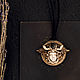 Кулон с кристаллом лабрадорит  Медуза Горгона Богиня Змея золотой, Медальон, Липецк,  Фото №1