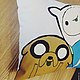 Заказать Подушка интерьерная "Adventure Time" (Время приключений). Oblako_N. Ярмарка Мастеров. . Подушки Фото №3