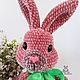 Toy Easter Bunny Caramel knitted plush toy rabbit. Stuffed Toys. vyazunchiki-lz (vyazunchiki-lz). My Livemaster. Фото №6