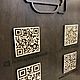 Информационная доска с логотипом, qr кодом, сайтом, WiFi. Стенды. КОНТОРА С ДЕКОРОМ. Интернет-магазин Ярмарка Мастеров.  Фото №2