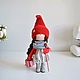  Christmas gnome. Interior doll. Dolls by Natilda. Online shopping on My Livemaster.  Фото №2