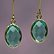 Turquoise Mood drop earrings-pendants Aries Cancer Virgo. Earrings. Mala by Jemma. My Livemaster. Фото №5