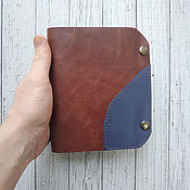 Канцелярские товары handmade. Livemaster - original item Notepad A6 compact brown. Handmade.
