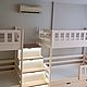 Двухъярусная кровать на заказ. Мебель для детской. Bambini Letto. ЭКО-мебель на заказ. Ярмарка Мастеров.  Фото №5