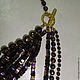 Necklace made of hematite, bronzite with 14K gold (Brunello Cucinelli style). Necklace. marusjy. My Livemaster. Фото №4
