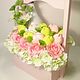 Заказать Цветочно-конфетная композиция №82. sweet.bouquets.J. Ярмарка Мастеров. . Съедобные букеты Фото №3