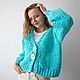 Женский вязанный кардиган. Кардиганы. wucushop. Ярмарка Мастеров.  Фото №4