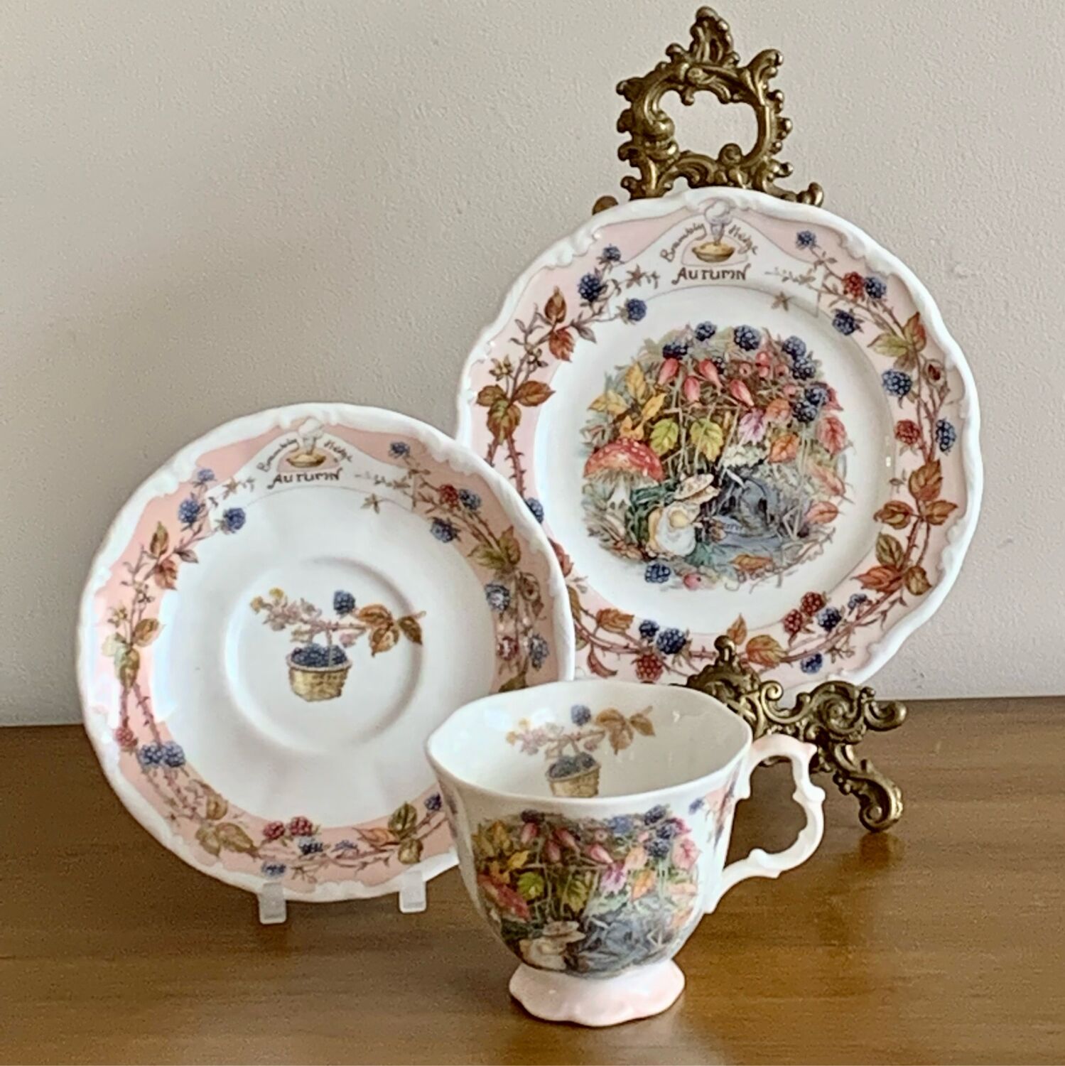 Чайное трио «Осень». Ежевичная поляна». Royal Doulton. Англия в  интернет-магазине Ярмарка Мастеров по цене 7000 ₽ – RI850RU | Наборы  посуды, Орел - ...