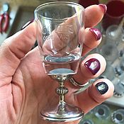 Сувениры и подарки handmade. Livemaster - original item Stack of GIN EMPIRE-30 (glass lafitnik under gin). Handmade.