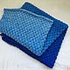 Baby blanket for a boy: blue Ombre knitted blanket. Baby blanket. fetr-land (fetr-land). Online shopping on My Livemaster.  Фото №2