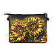 Sunflowers Clutch Bag'. Clutches. Pelle Volare. Online shopping on My Livemaster.  Фото №2