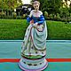 Винтаж: Антикварная статуэтка Duchesse бисквитный фарфор Старый Париж L&M. Статуэтки винтажные. Антиквариат и винтаж из Франции. Интернет-магазин Ярмарка Мастеров.  Фото №2