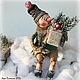 Snowman Mike. Interior doll. Goog attik Laura 9437. Online shopping on My Livemaster.  Фото №2