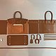 Сумка кожаная по лекалам Birkin 35. Классическая сумка. Мастерская аксессуаров «LINDA». Ярмарка Мастеров.  Фото №4