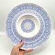 Тарелка для пасты, ризотто Villeroy Boch Algo blue. Тарелки. MaryLand. Интернет-магазин Ярмарка Мастеров.  Фото №2