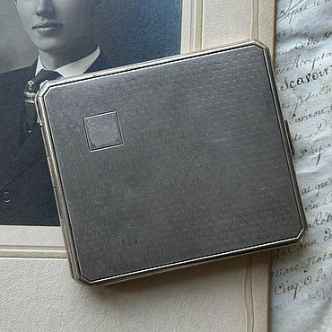 Винтаж: Старинный портсигар 1930х годов. . Винтаж ручной работы - Ярмарка Мастеров Винтаж ручной работы. Ярмарка Мастеров - ручная работа Винтаж: Старинный портсигар 1930х годов. Handmade.