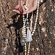 Pearl Mala Beads with a brush of 108 beads. Necklace. Mala by Jemma. My Livemaster. Фото №4