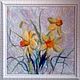 Daffodil wool painting in my garden, Pictures, Narva,  Фото №1
