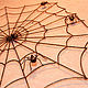 Wrought iron wall mural "web". Interior masks. Artistic forging Nemkova. Online shopping on My Livemaster.  Фото №2