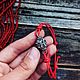  Серебряный бубенчик. Браслет-шнурок. anemos_jewel. Интернет-магазин Ярмарка Мастеров.  Фото №2